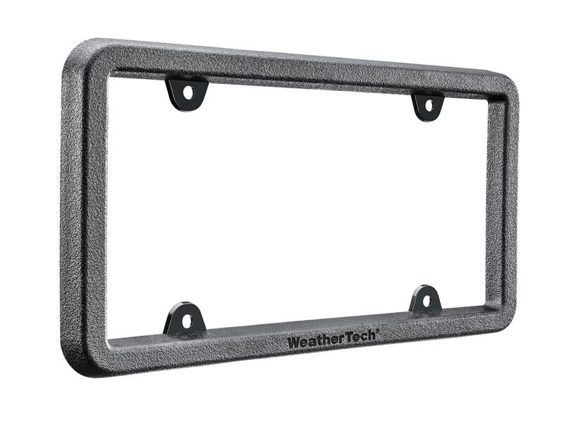 WeatherTech BumpFrame Black Satin Textured Finish License Plate Frame