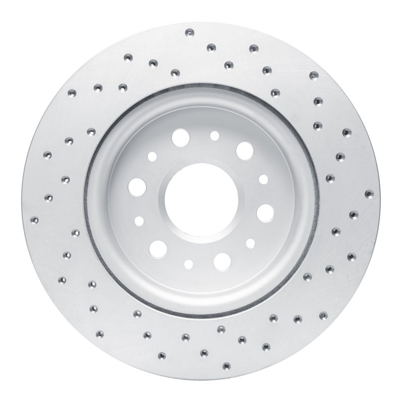 DFC 17-26 Buick Enclave Rear Left Drilled Geoperformance Rotor