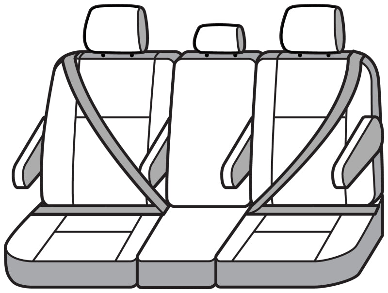 Covercraft 18-21 Honda Odyssey Carhartt Super Dux SeatSaver Custom Second Row Seat Covers - Black