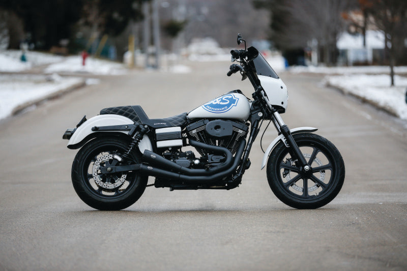 S&S Cycle 01-15 Fuel-Injected Softail Models Stealth Air Cleaner Kit w/ Black Tribute Cover