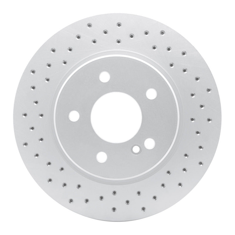 DFC 98-09 Chrysler Crossfire Rear Left Drilled Geoperformance Rotor