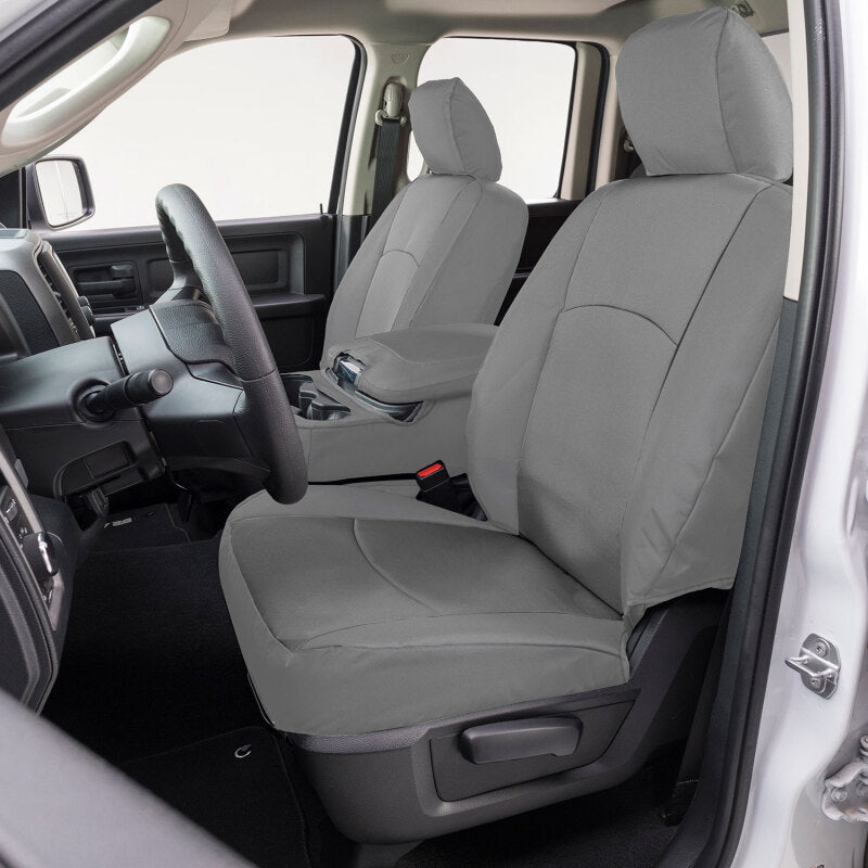 Covercraft 21-24 Dodge Durango Endura PrecisionFit Custom Front Row Seat Covers - Silver/Silver