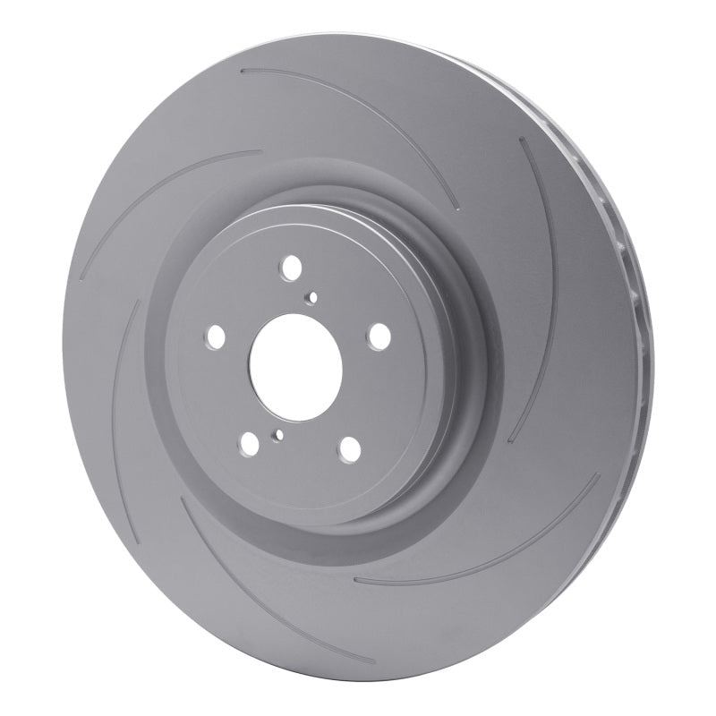 R1 15-22 Lexus RC F Right Front Slotted GeoSPEC Coated Rotor