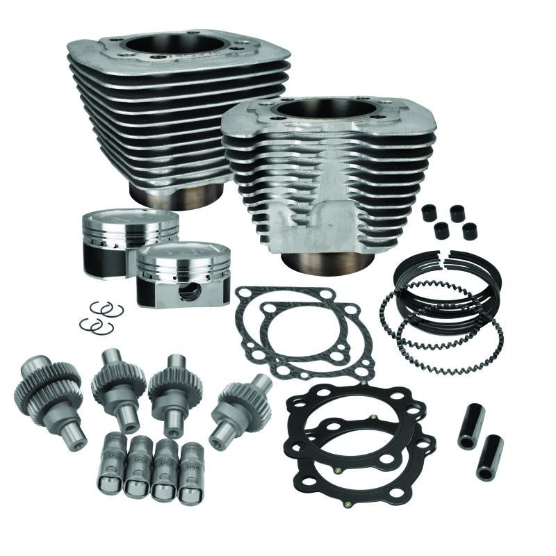 S&S Cycle 00-21 Sportster Models 883cc to 1200cc Hooligan Kit - Silver