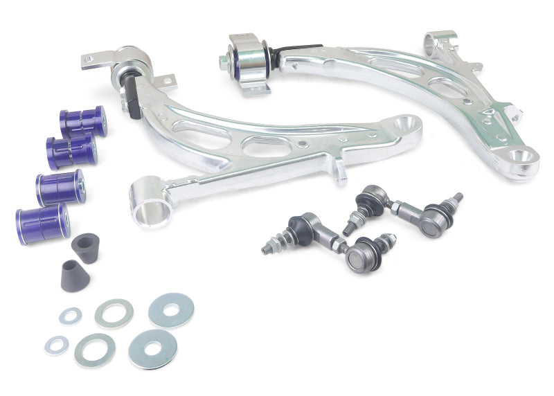 SuperPro 02-05 Subaru Impreza WRX / 04-06 WRX STI Front Lower Alloy Control Arm Kit