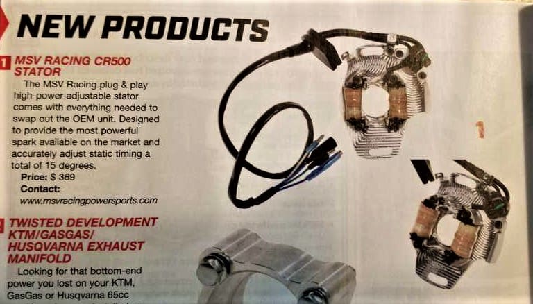 MSV Racing ’87-’01 CR500 "Power Package" w/COMPLETE "Faraday" High Power Adjustable Stator image 6