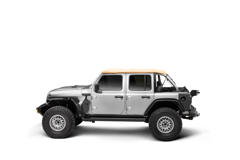 Go Rhino 18-24 Jeep Wrangler JL/JLU/JT Front Fender Jack Mount for Hi-Lift Jack - Tex. Blk