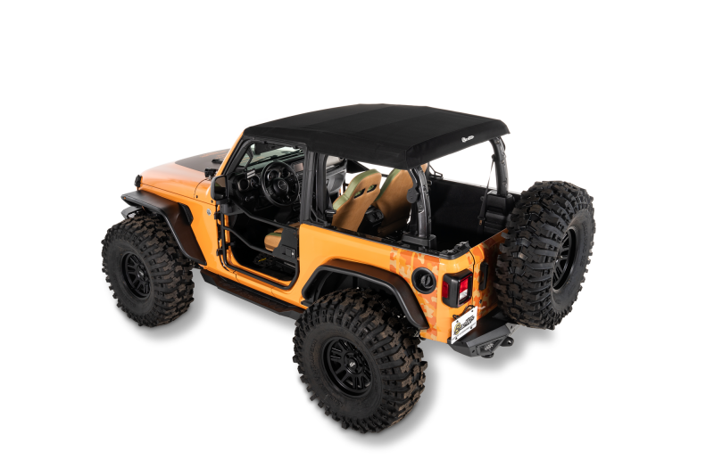 Bestop Door For JL - 18-26 Jeep Wrangler JL Trektop Glide 2 (Premium Black Twill)
