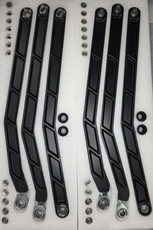 Elektric Offroad 2017+ Can Am Maverick X3 Volt Billet Radius Rods Anodized Black RS 72In Model Only