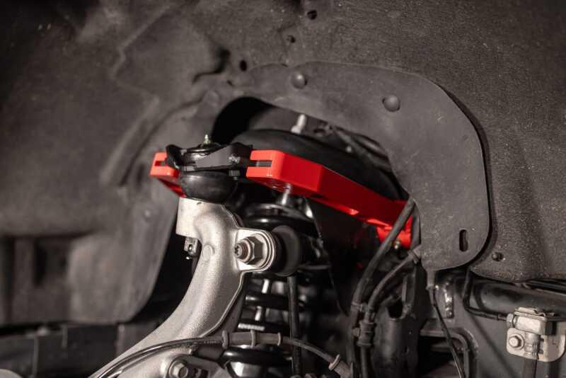UMI Performance 15-25 Ford F-150 Adjustable Upper A-Arm Kit - Red