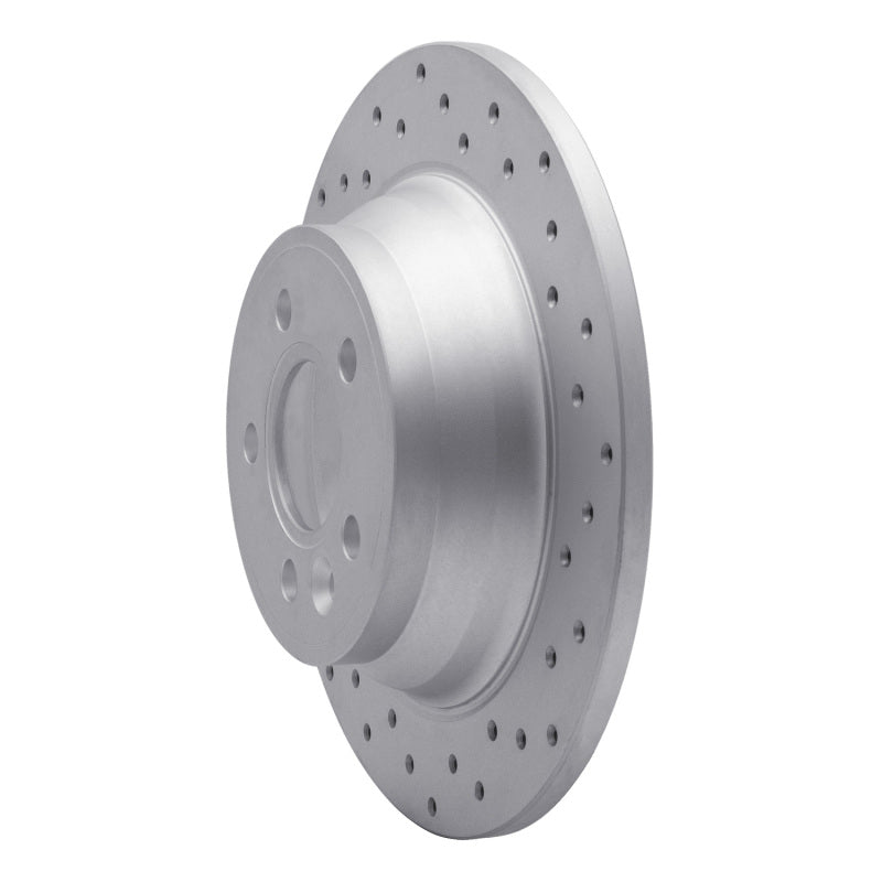 DFC 07-10 Volvo S80 Rear Right Drilled Geoperformance Rotor