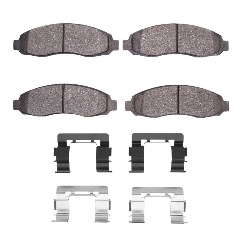 R1 2003-2004 Dodge Dakota RWD Front R1 Ceramic Pads & Hardware Kit