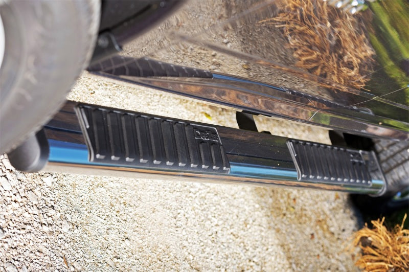 Dee Zee 99-23 Chevrolet/GMC/Dodge/Ford Full Size Truck Tubes - 6In Oval - Stainless Steel (CrewCab)