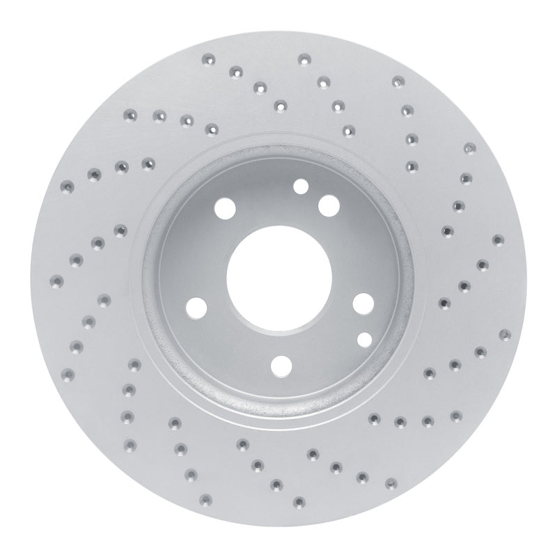 DFC 96-11 Chrysler Crossfire Front Left Drilled Geoperformance Rotor