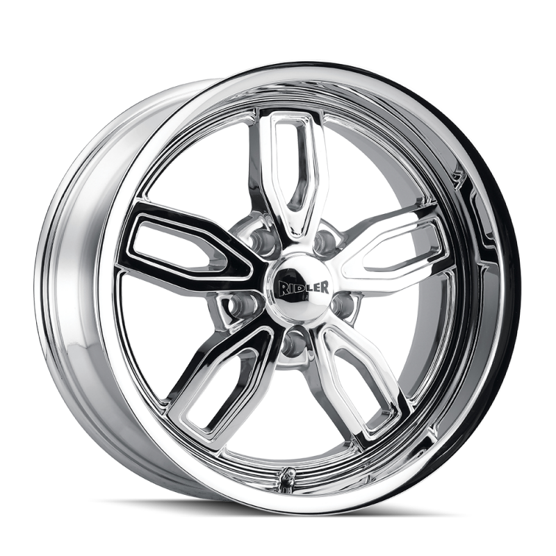 Ridler 608 18x8 / 5x114.3 BP / 0mm Offset / 72.62mm Hub Chrome Wheel