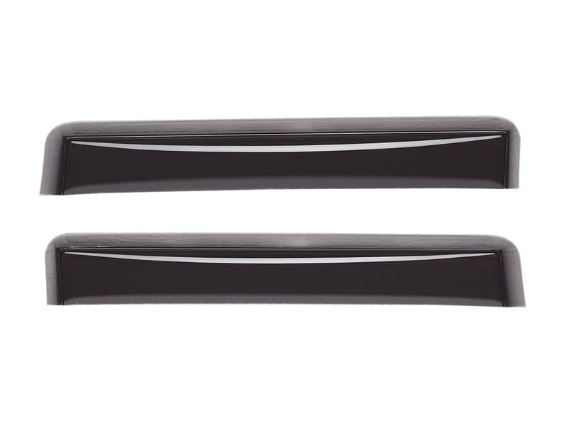 WeatherTech 2017+ Ford F-250/F-350/F-450/F-550 SuperCrew Rear Side Window Deflectors - Dark Smoke