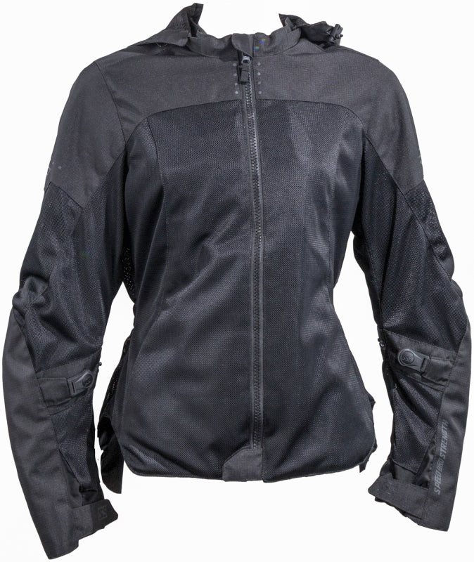 Speed and Strength Starstruck Mesh Jacket Black Womens - 2XL
