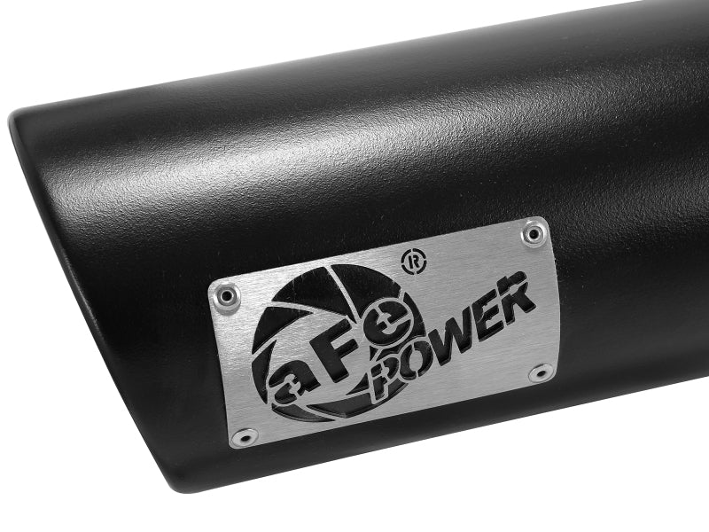 aFe MACH Force-Xp Universal Exhaust Tip 4 IN Inlet x 5 IN Outlet x 12 IN L- Black Tip