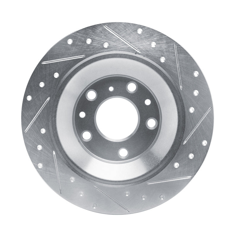 DFC 13-25 Mazda CX-30 Rear Left Drilled & Slotted Silver Brake Rotor