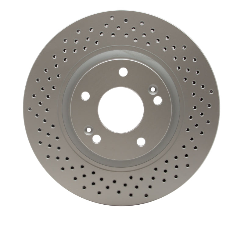R1 07-08 Hyundai Tiburon Front Drilled GeoSPEC Coated Rotor