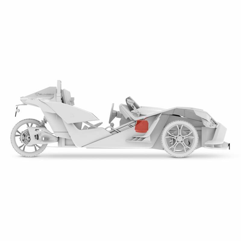 DS18 2020+ Polaris Slingshot Loaded Underdash Suwboofer & Enclosure w/ 2x ZR6.4D Included