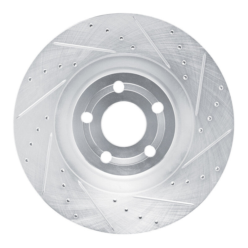 DFC 22-25 Ford Maverick Front Right Drilled & Slotted Silver Brake Rotor