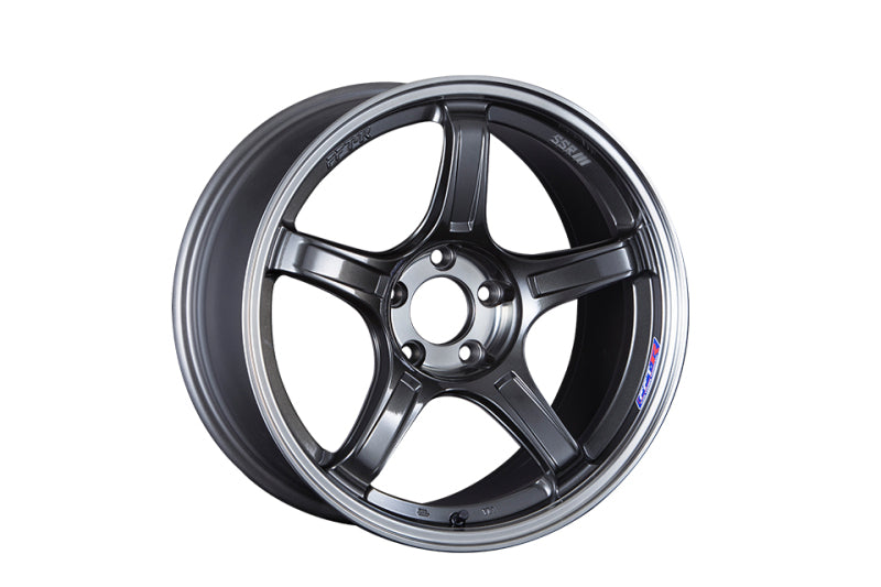 SSR GTX03 18x7.5 5x114.3 48mm Offset Black Graphite Wheel