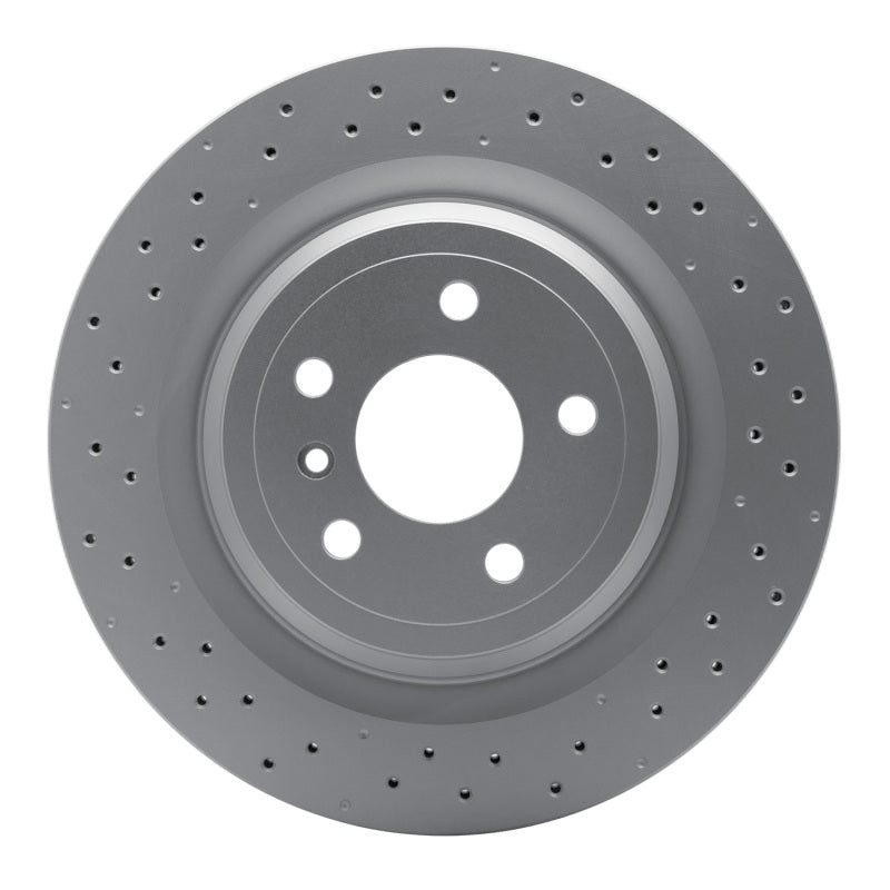 R1 12-15 Mercedes-Benz ML350 Rear Drilled GeoSPEC Coated Rotor