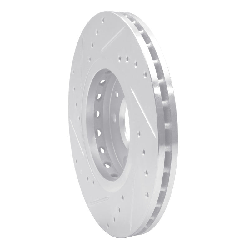 DFC 20-25 Nissan Sentra Front Right Drilled & Slotted Silver Brake Rotor