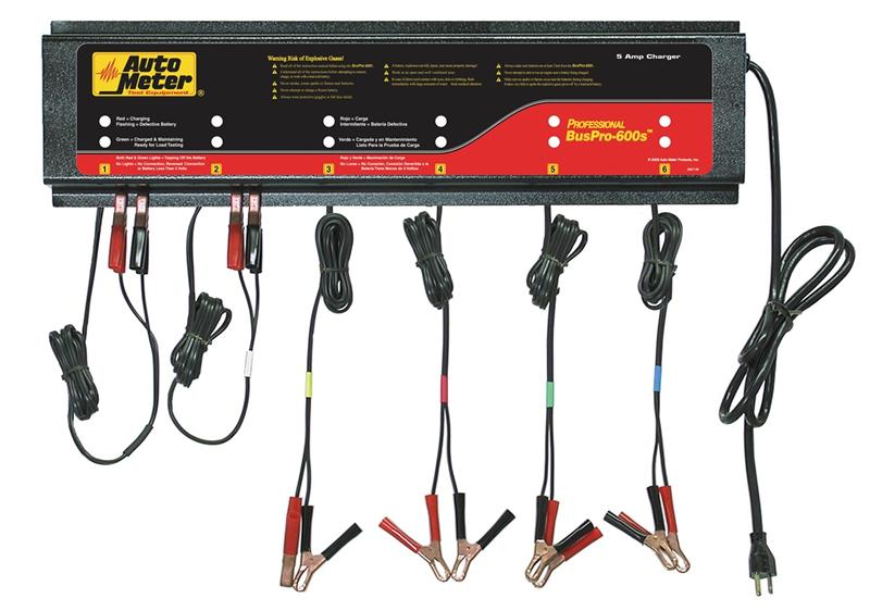 Autometer 120V 3 Station Automated Multi Battery Charging Station 5 Amps per Station