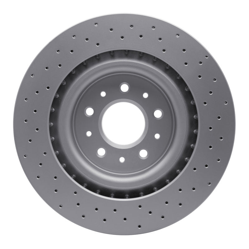 R1 00-06 Jaguar XKR Front Drilled GeoSPEC Coated Rotor