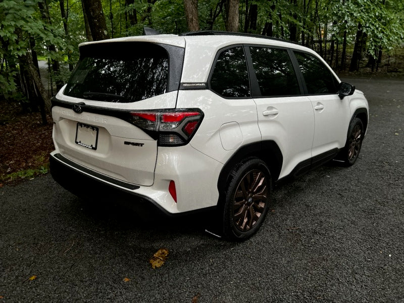 Rally Armor 25-26 Subaru Forester & Hybrid Black UR Mud Flap w/Red Logo