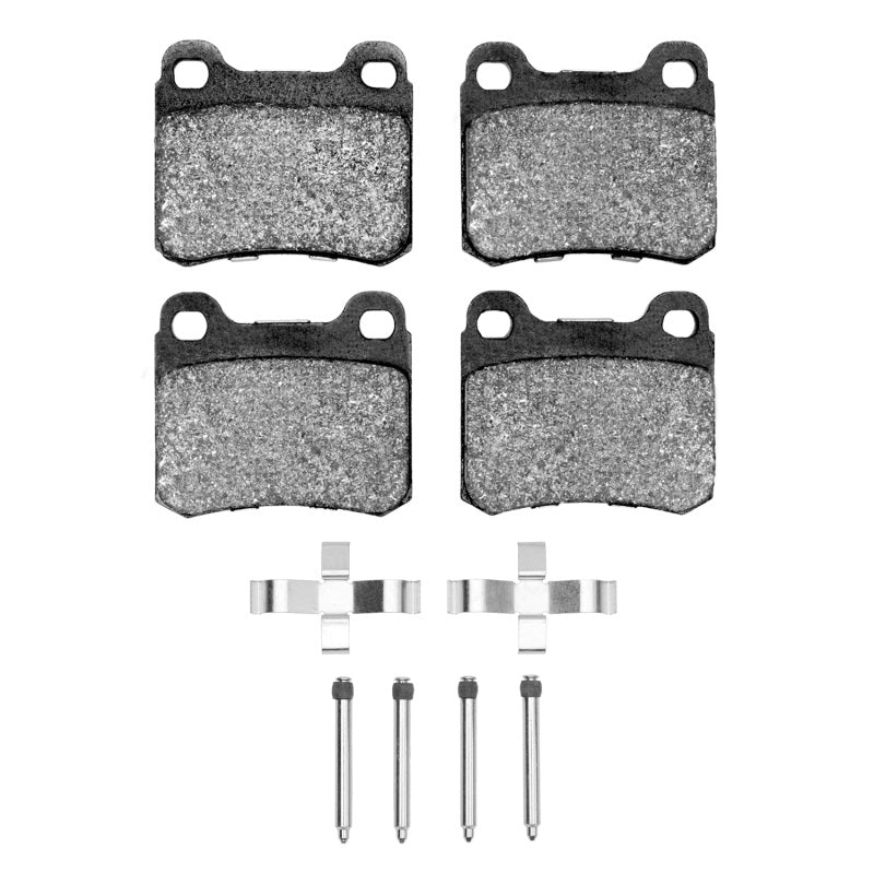 R1 1983-1995 Mercedes-Benz 260E Rear R1 Semi Met Pads & Hardware Kit