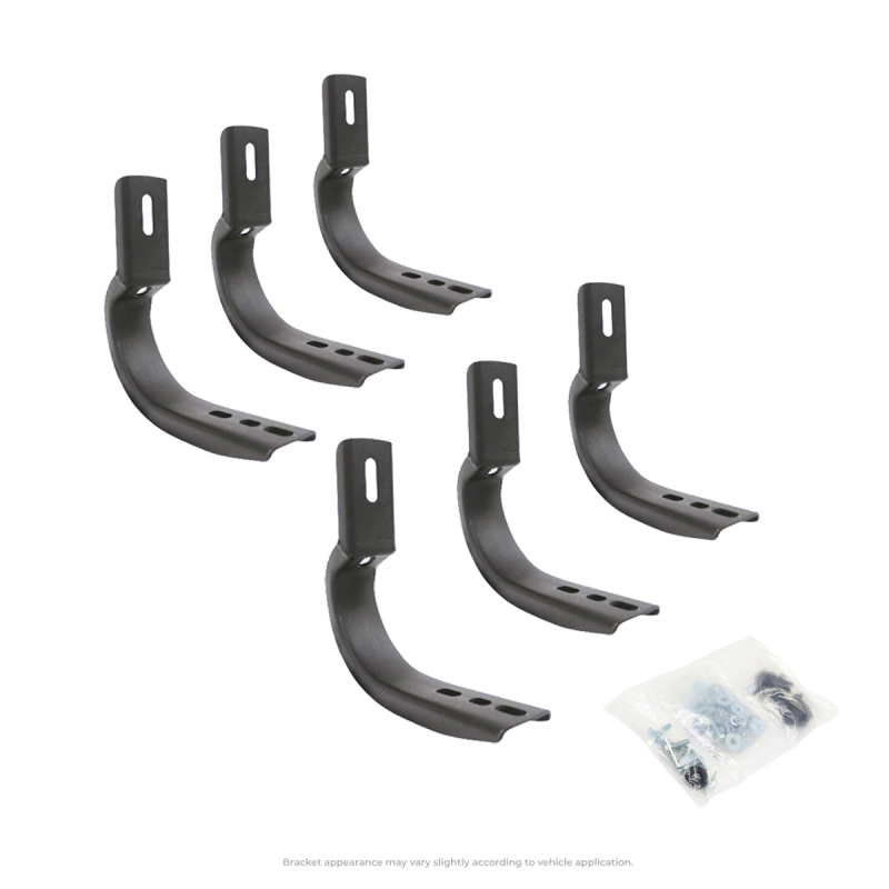 Go Rhino 2022 Toyota Tundra Crew Max / Double Cab 4dr Brackets (For OE Xtreme SideSteps) - Tex. Blk