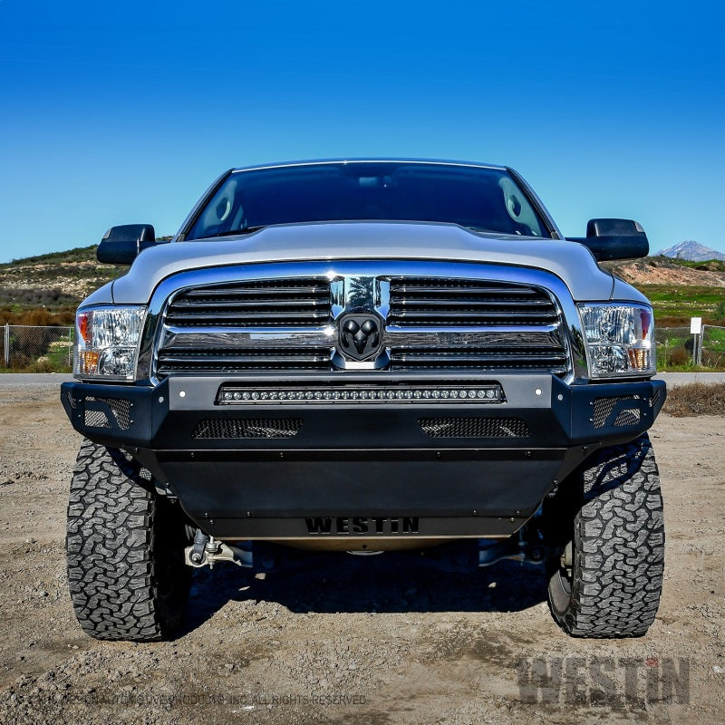 Westin 13-18 Dodge Ram 1500 / 2019 Ram 1500 Classic Pro-Mod Front Bumper - Textured Black
