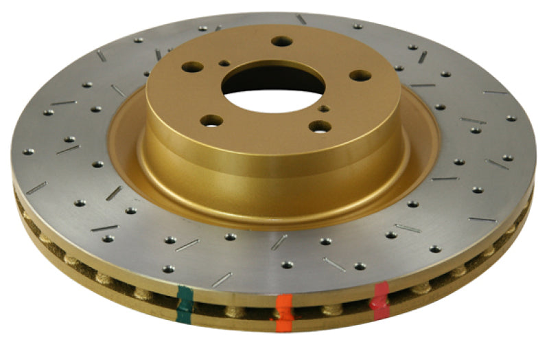 DBA 8/98+ Nissan Skyline R34 GTT Front Cross Drilled Slotted 4000 Series Rotor