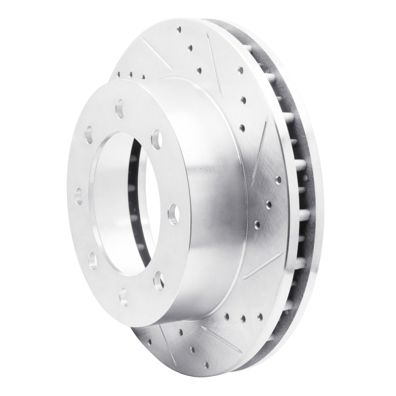 DFC 920099 Ford F-250 4WD (Super Duty) Front Right Drilled & Slotted Silver Brake Rotor