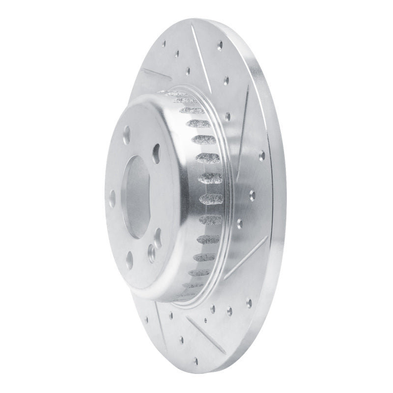 R1 15-21 Mercedes-Benz C200 (Mexico) Rear Right Drilled & Slotted Silver Brake Rotor