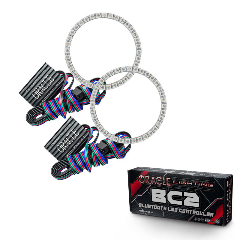 Oracle Ram 13-18 Projector Headlight Halo Kit - ColorSHIFT w/ BC1 Controller