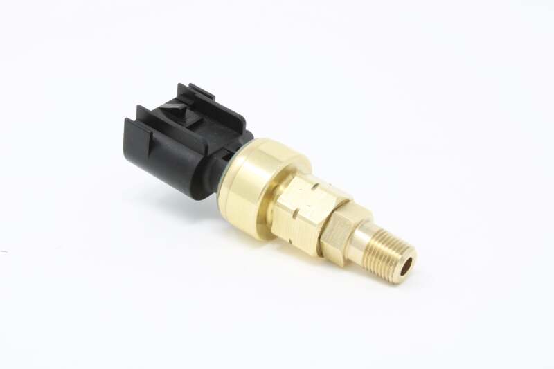 Aeromotive VaporWorx GM Fuel Pressure Sensor Adapter - M10 x 1.0mm Male to 1/8in NPT Port - Brass