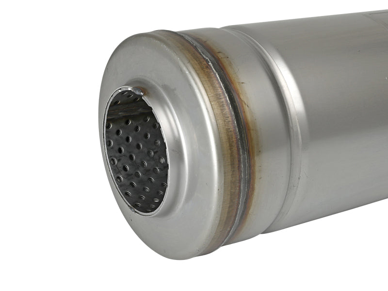 aFe MACH Force-Xp Muffler 2-1/2 IN ID Center/Center x 9 IN Dia. x 14 IN L - Round Body