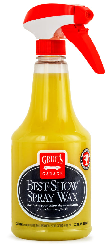 Griots Garage Best of Show Spray Wax - 22oz