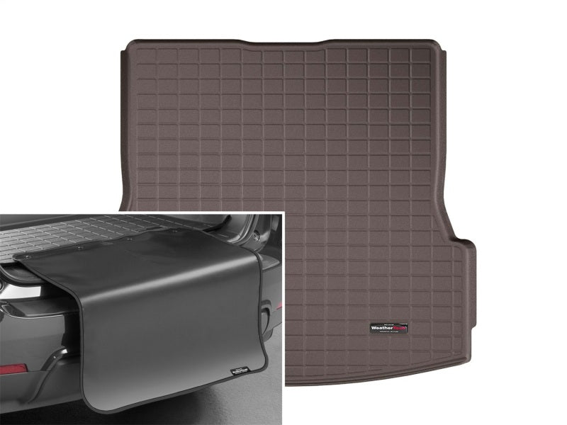 WeatherTech 2020+ Ford Explorer Behind 2nd Row Seating Cargo Liner w/Bumper Protector - Cocoa