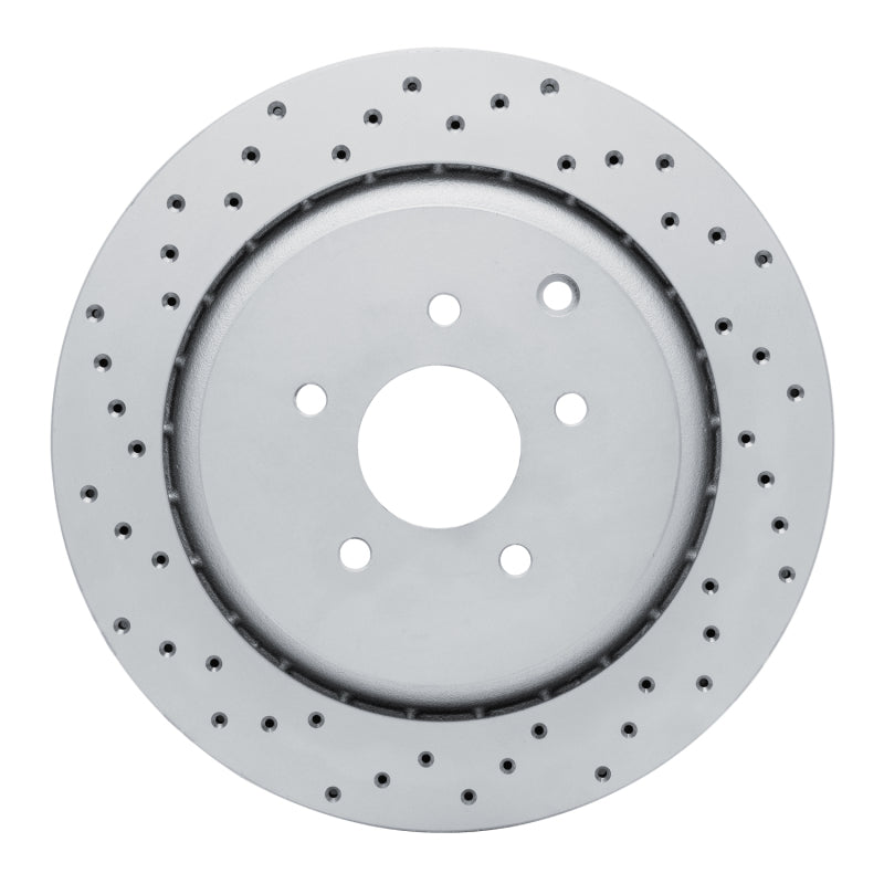 DFC 09-24 Infiniti M35H Rear Left Drilled Geoperformance Rotor