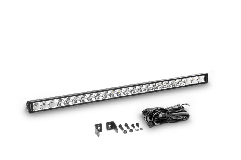 Go Rhino Xplor Bright Series Sgl Row LED Light Bar (Side/Track Mount) 32in. - Blk