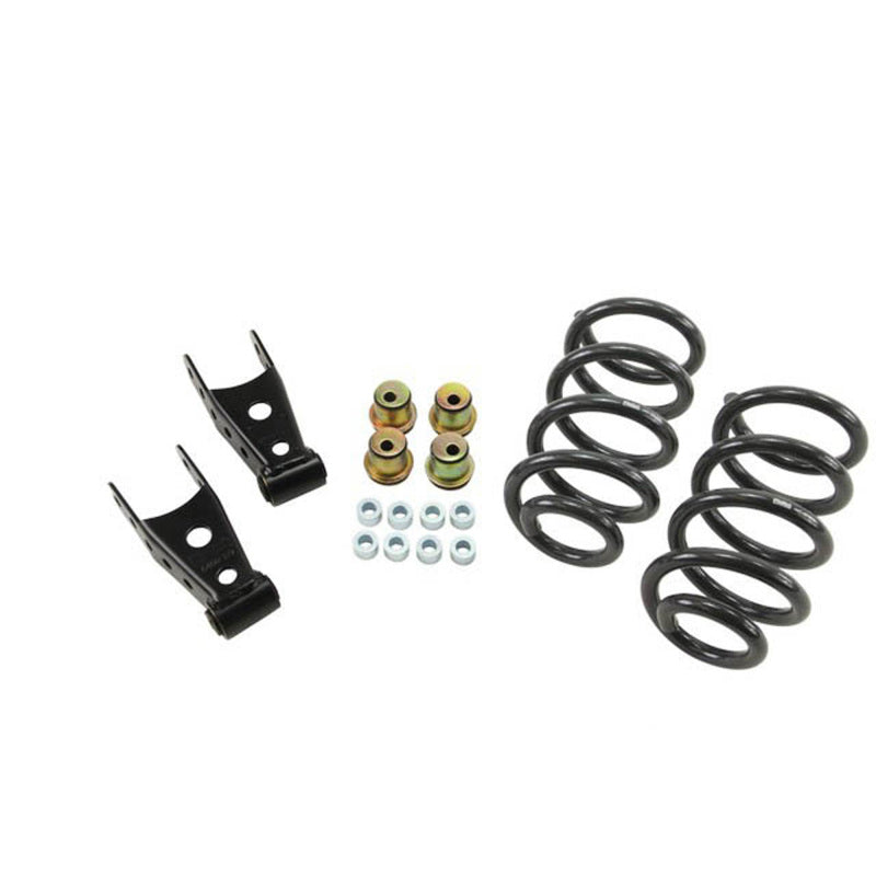 Belltech LOWERING KIT 14 Silverado/Sierra Ext/Crew Cab 2WD 1in or 2in Ft/2in or 3in Rr w/o Shocks