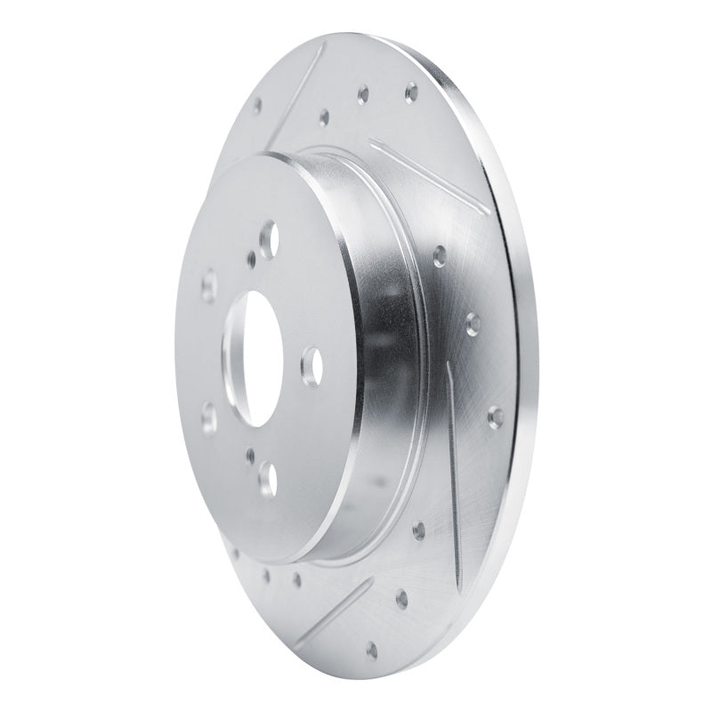 DFC 19-25 Toyota Corolla (US/Canada) Rear Left Drilled & Slotted Silver Brake Rotor