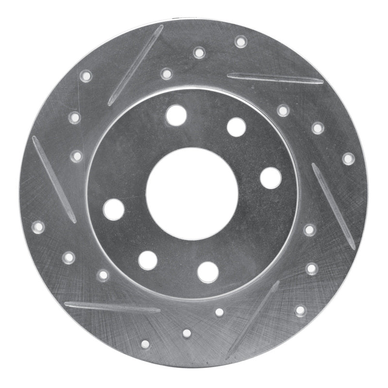 DFC 85-89 Chevrolet SPECTRUM Front Left Drilled & Slotted Silver Brake Rotor
