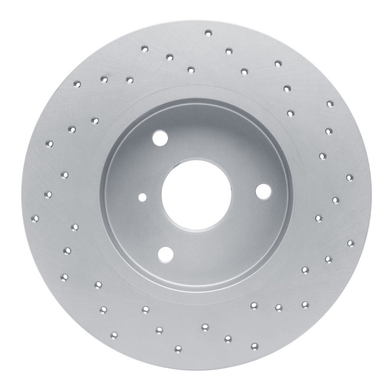 DFC 05-16 Smart Fortwo Front Left Drilled Geoperformance Rotor