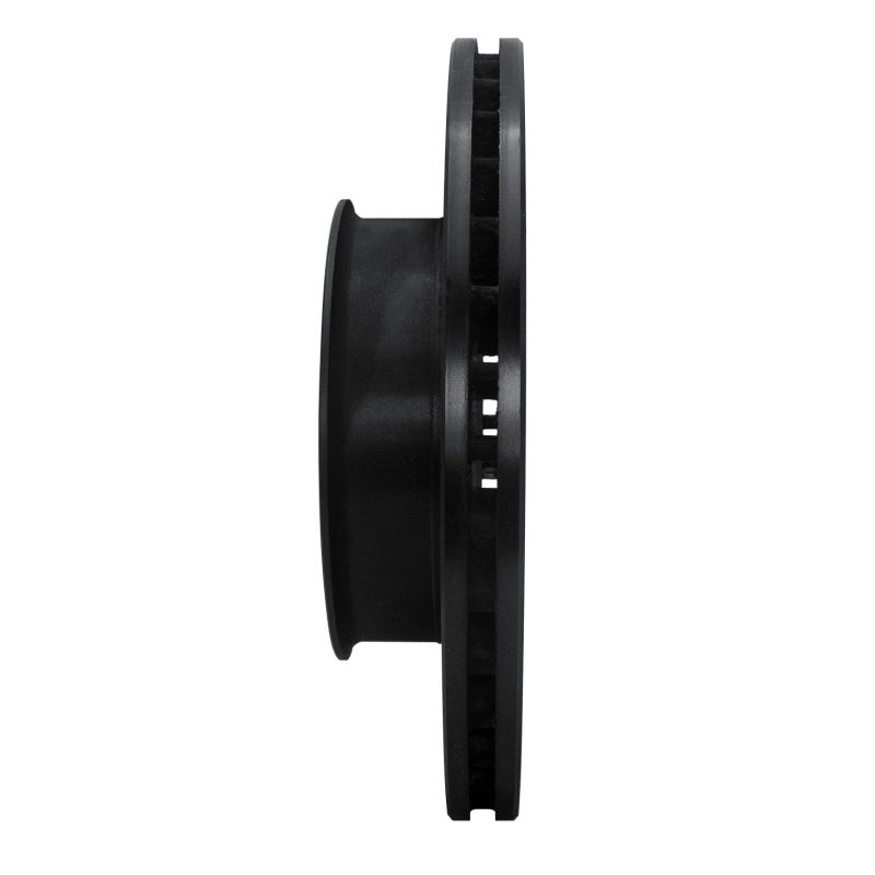 R1 92-95 Volkswagen EuroVan Front Right Drilled & Slotted Black Brake Rotor